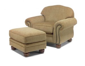 Flexsteel Bexley Chair and Ottoman -0