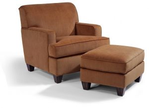 Flexsteel Dempsey Chair and Ottoman-0