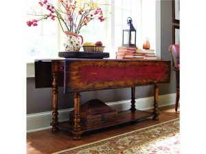 Hooker Furniture Living Room Vicenza Drop Leaf Console Table-0