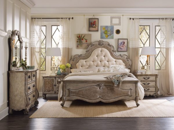 Hooker Furniture Chatelet Bedroom Collection with Upholstered Bed-0