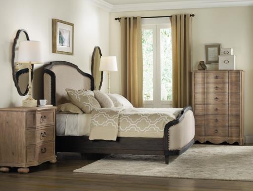 Hooker Furniture Corsica Bedroom Collection with Upholstered Bed-8940