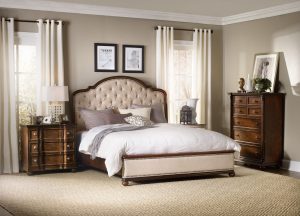 Hooker Furniture Leesburg Bedroom Collection with Upholstered Bed-0