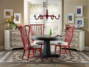 Hooker Furniture Sanctuary Dining Room with Aluminum Table-0