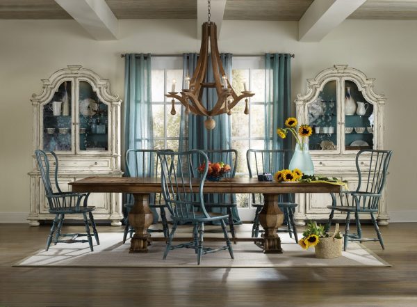 Hooker Furniture Sanctuary Dining Room with Trestle Table-0