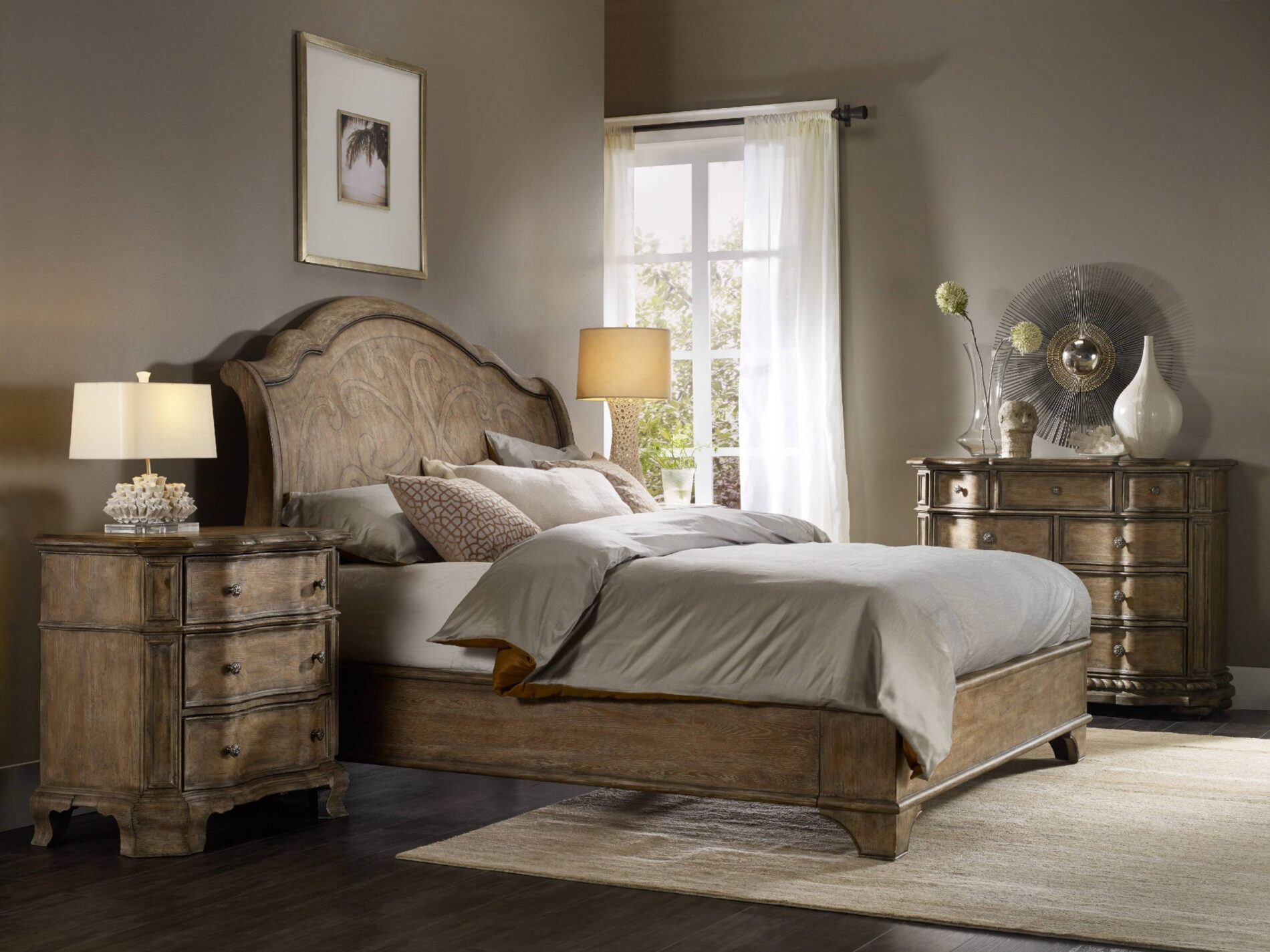 Hooker Furniture Solana Bedroom Collection With Sleigh Bed
