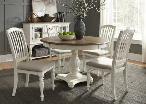 Liberty Furniture Cumberland Creek Pedestal Table Set