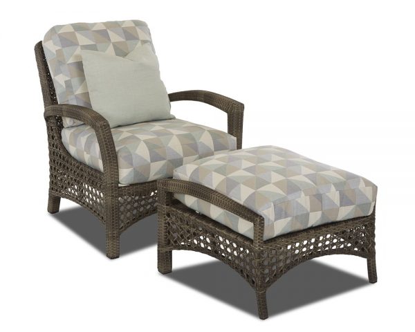 Klaussner Amure Chair & Ottoman-0