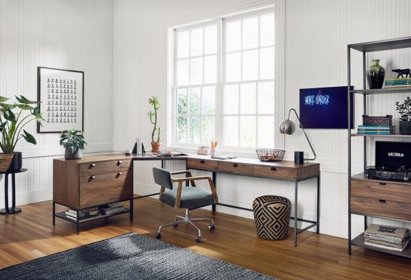 Four Hands Trey Desk Home Office Furniture | Seigerman's Furniture