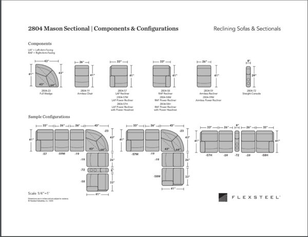 Flexsteel Mason Reclining Sectional - Image 2