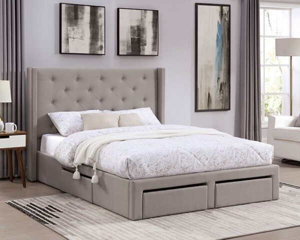 Furniture of America Mitchelle Upholstered Storage Bed
