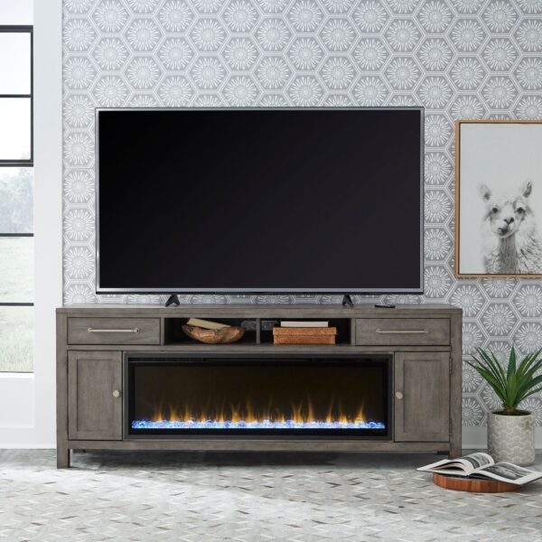 Modern Farmhouse Fire Console - Liberty Entertainment Center