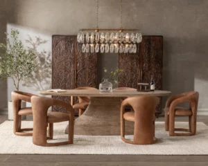 Amra Solid Wood Dining Table by Classic Home