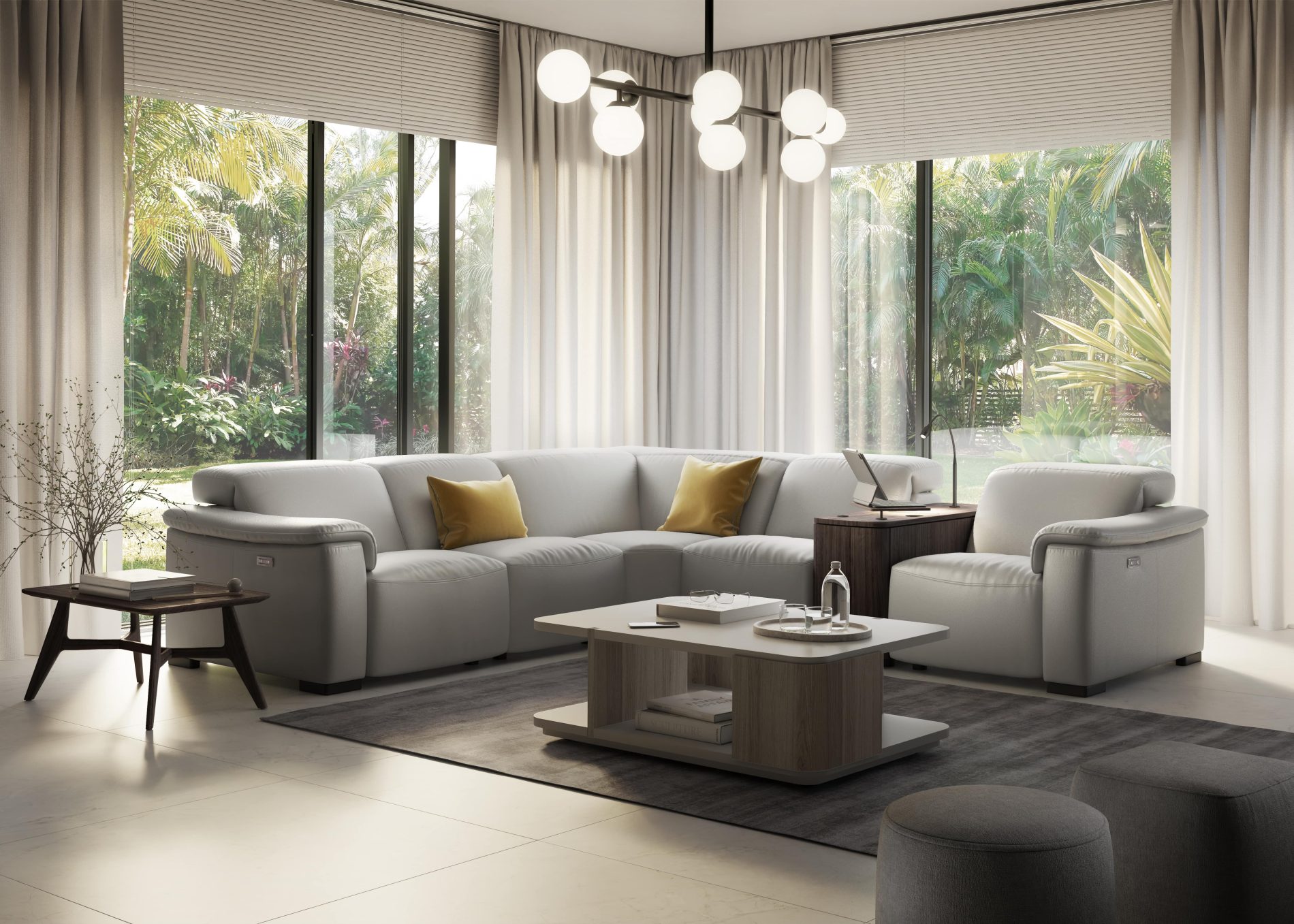 C342 Gliss Sectional by Natuzzi Editions