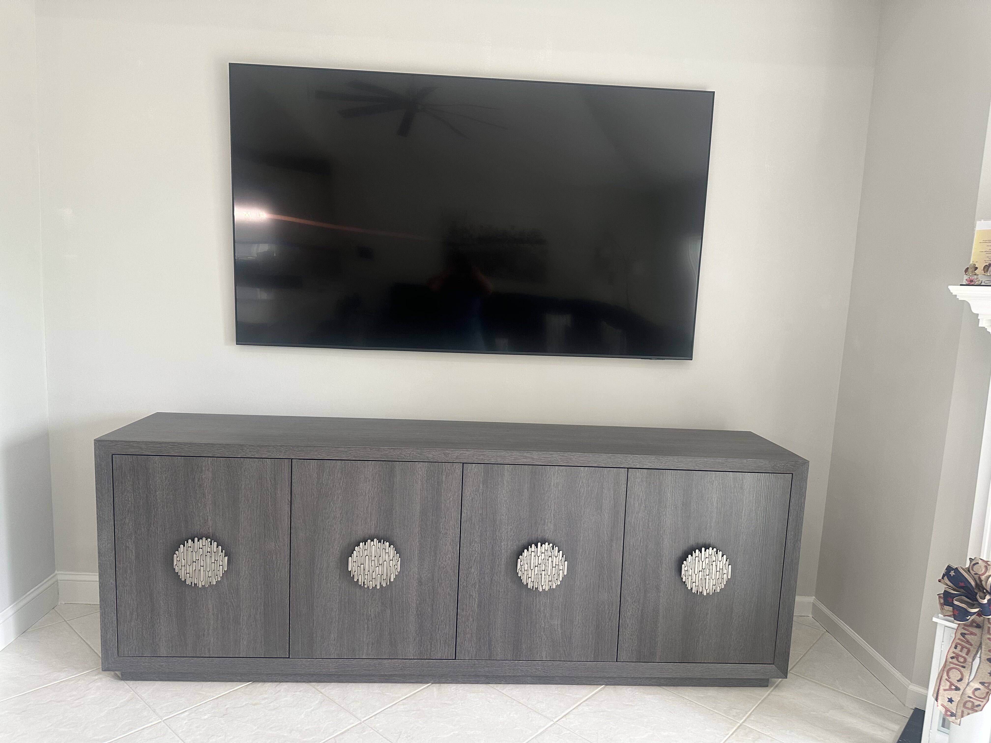 custom entertainment console