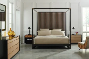 Caracole Pinstripe Bed