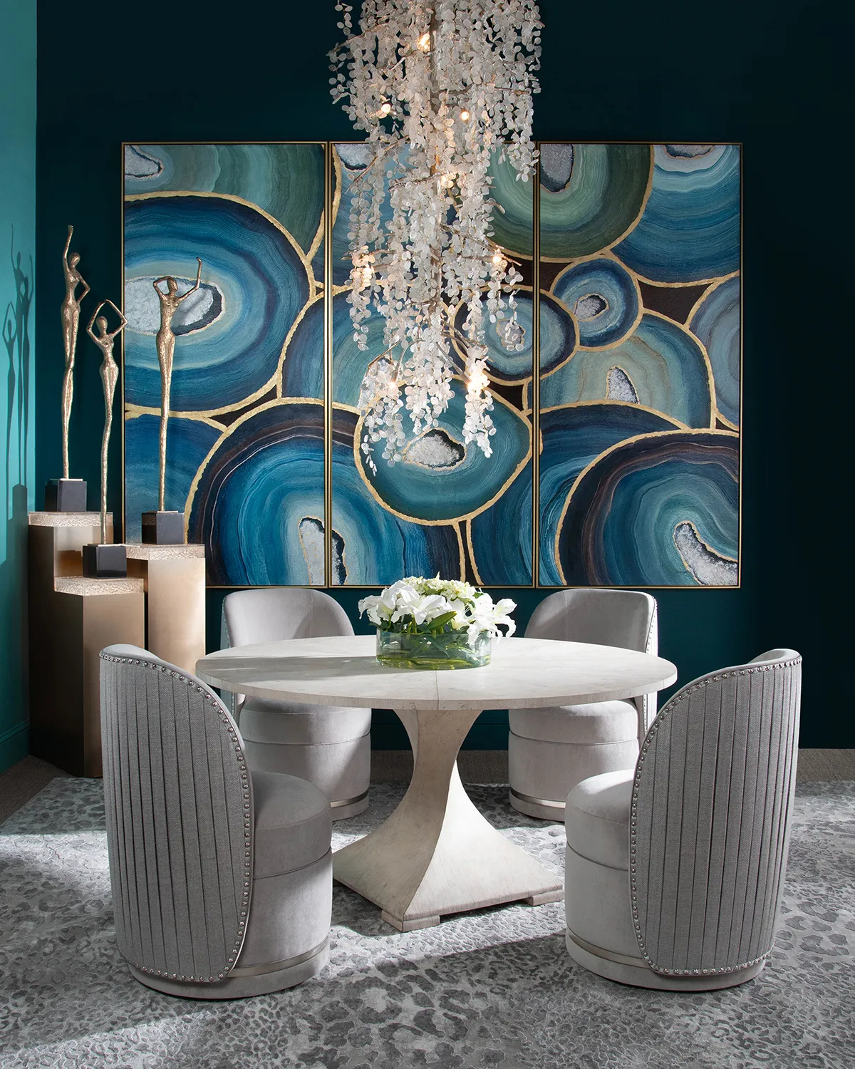 Lavertezzo Dining Table with Berlin Chair from John Richards