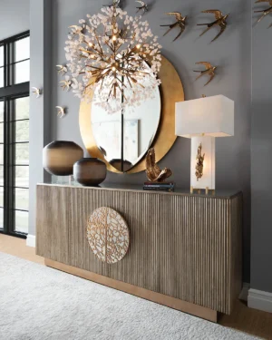 Moon Shadow 4 Door Credenza from John Richards